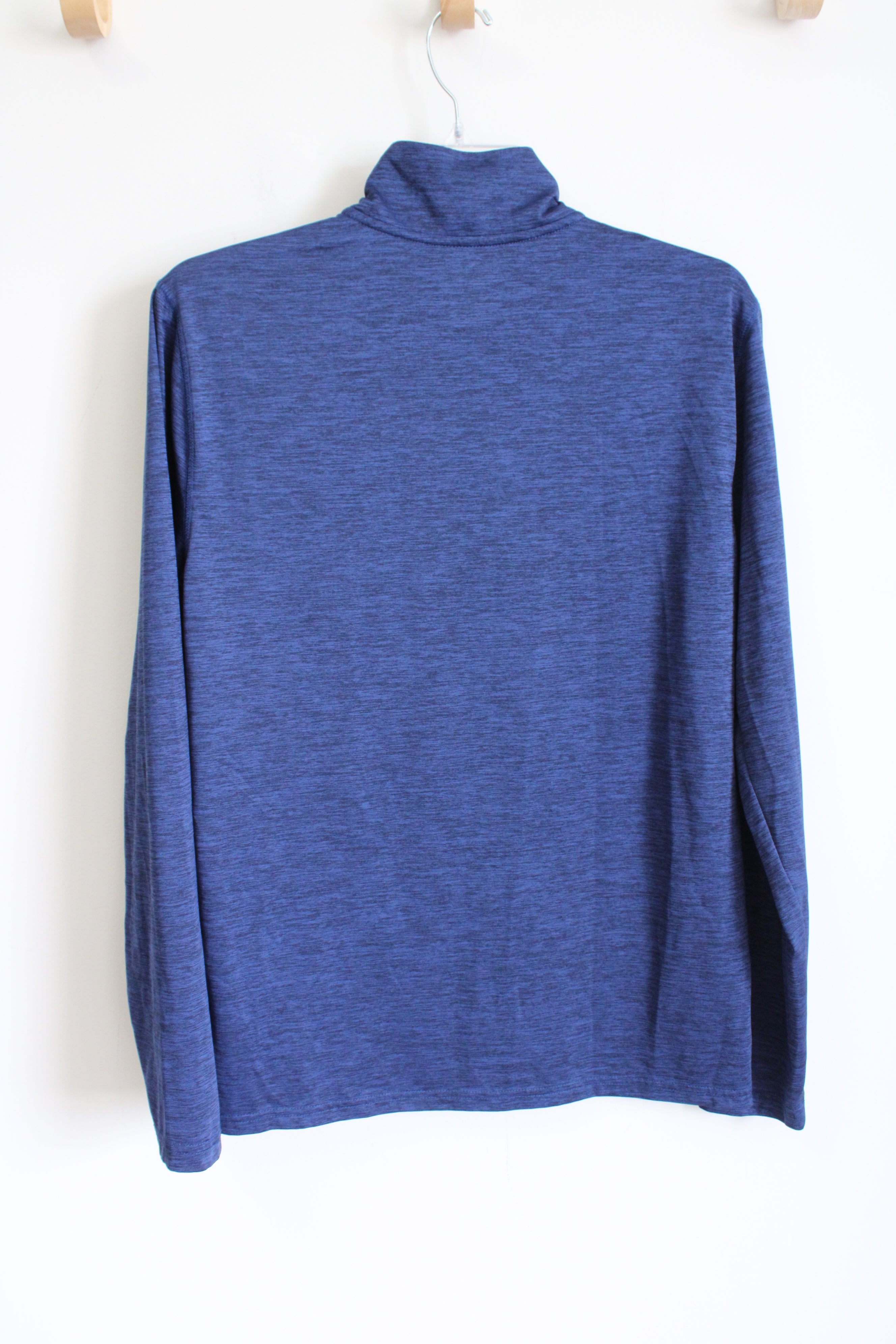 Old Navy Active Go-Dry Quarter Zip Blue Pullover | S