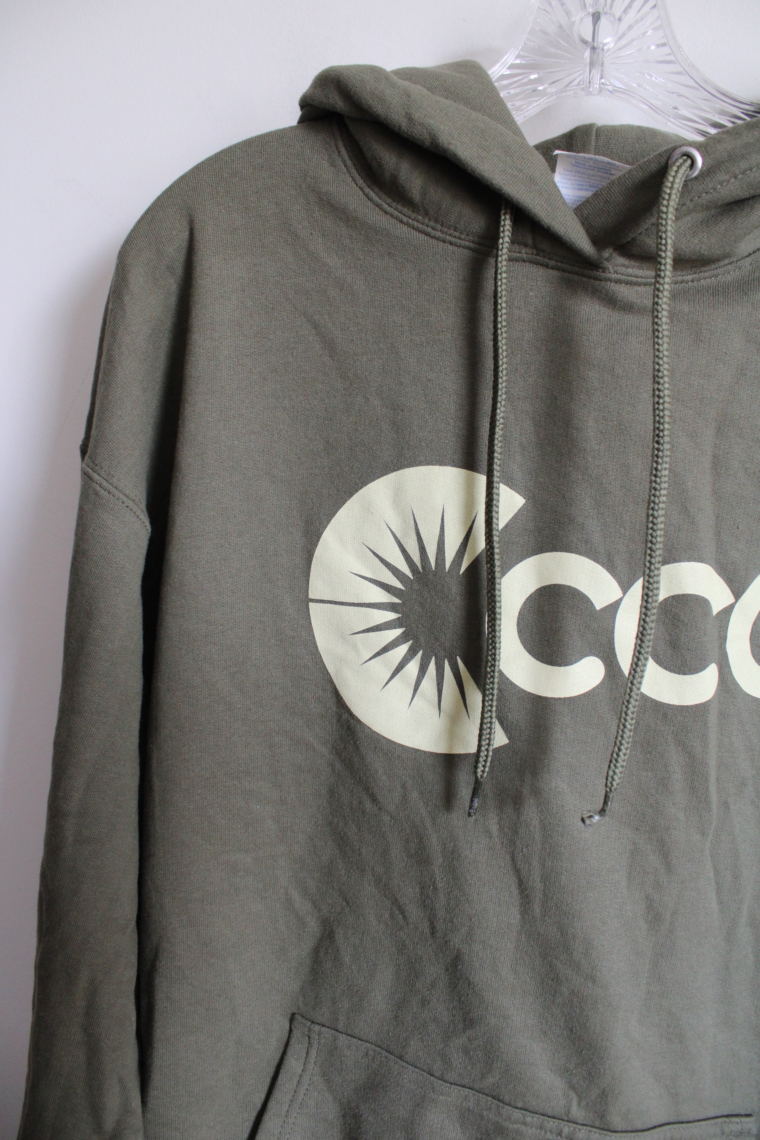 Port & Co. Olive Green CCA Logo Hoodie | XL