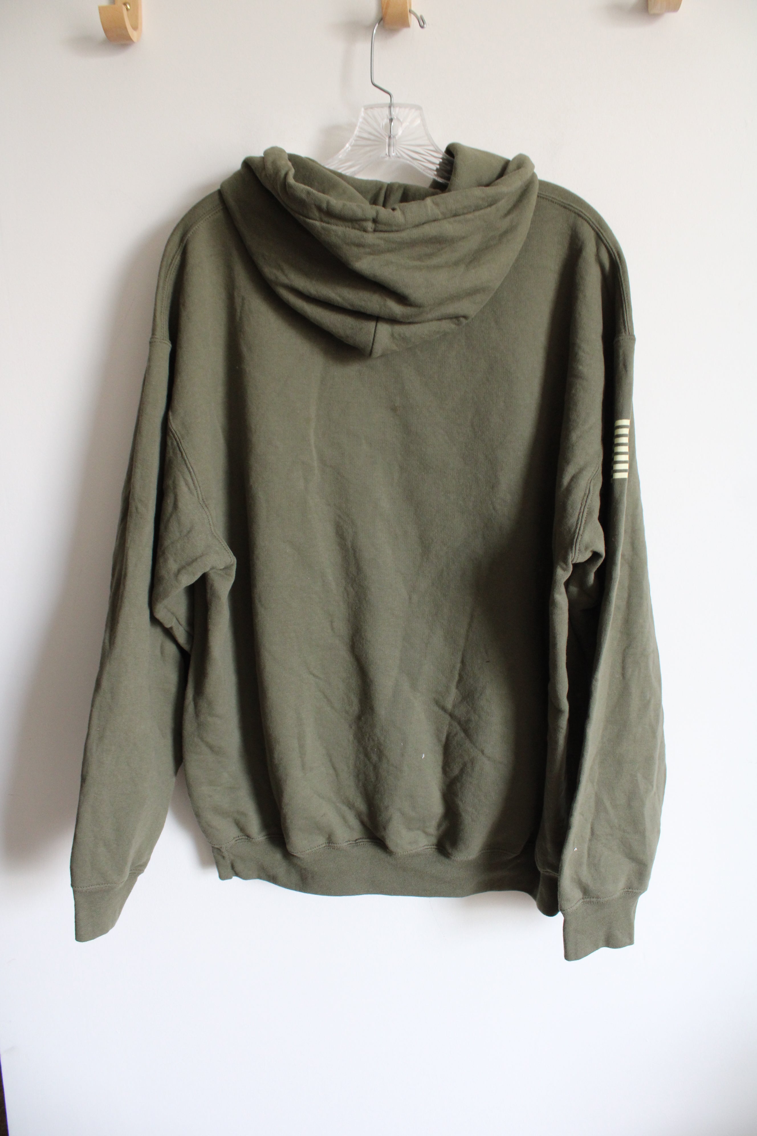 Port & Co. Olive Green CCA Logo Hoodie | XL