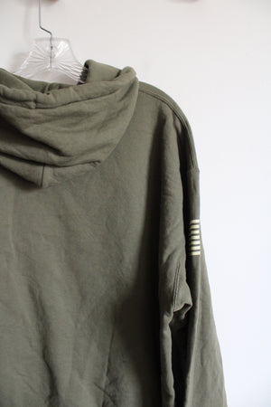 Port & Co. Olive Green CCA Logo Hoodie | XL