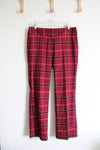 Ann Taylor Red Plaid Pants | 8 Petite