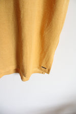 Orvis Yellow Knit V-Neck Top | M