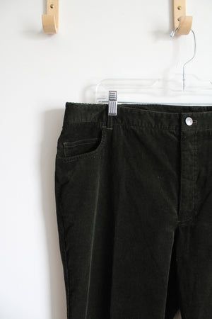 Appleseed's Dark Green Corduroy Pants | 16W