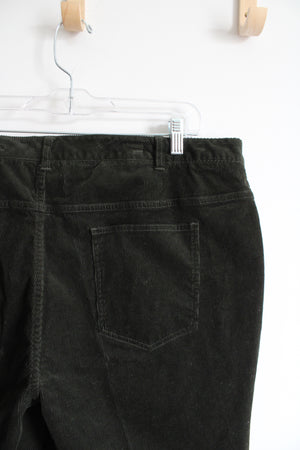 Appleseed's Dark Green Corduroy Pants | 16W