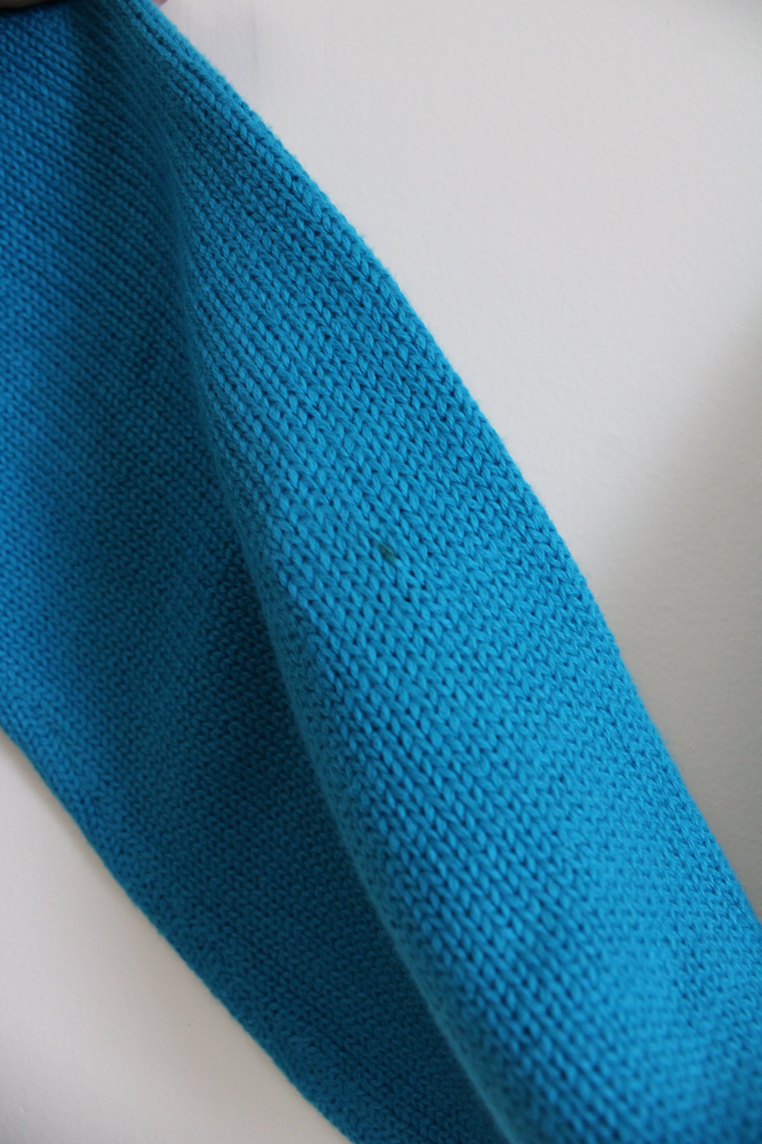 Chaps Blue Knit Sweater | L