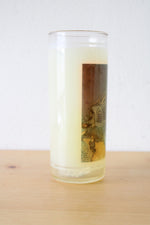 Vintage Vue-Lon Van Gogh's Church At Auvers Gold Rimmed Glass