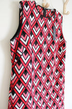 NEW Ellie Tahari Red Pink Embroidered Dress | 16