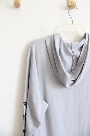 Hurley Light Gray Lightweight Hoodie | XL