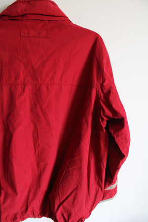 Trader Bay Red Water Resistant Jacket | L