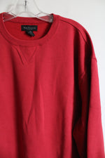 Van Heusen Brick Red Fleece Lined Sweatshirt | XL