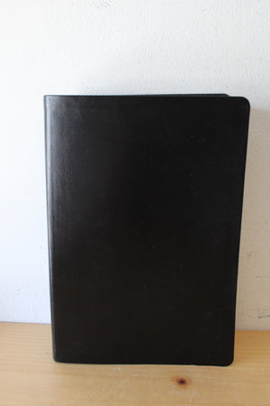 The Swindoll Large Print NLT Black Leather Bound Study Bible