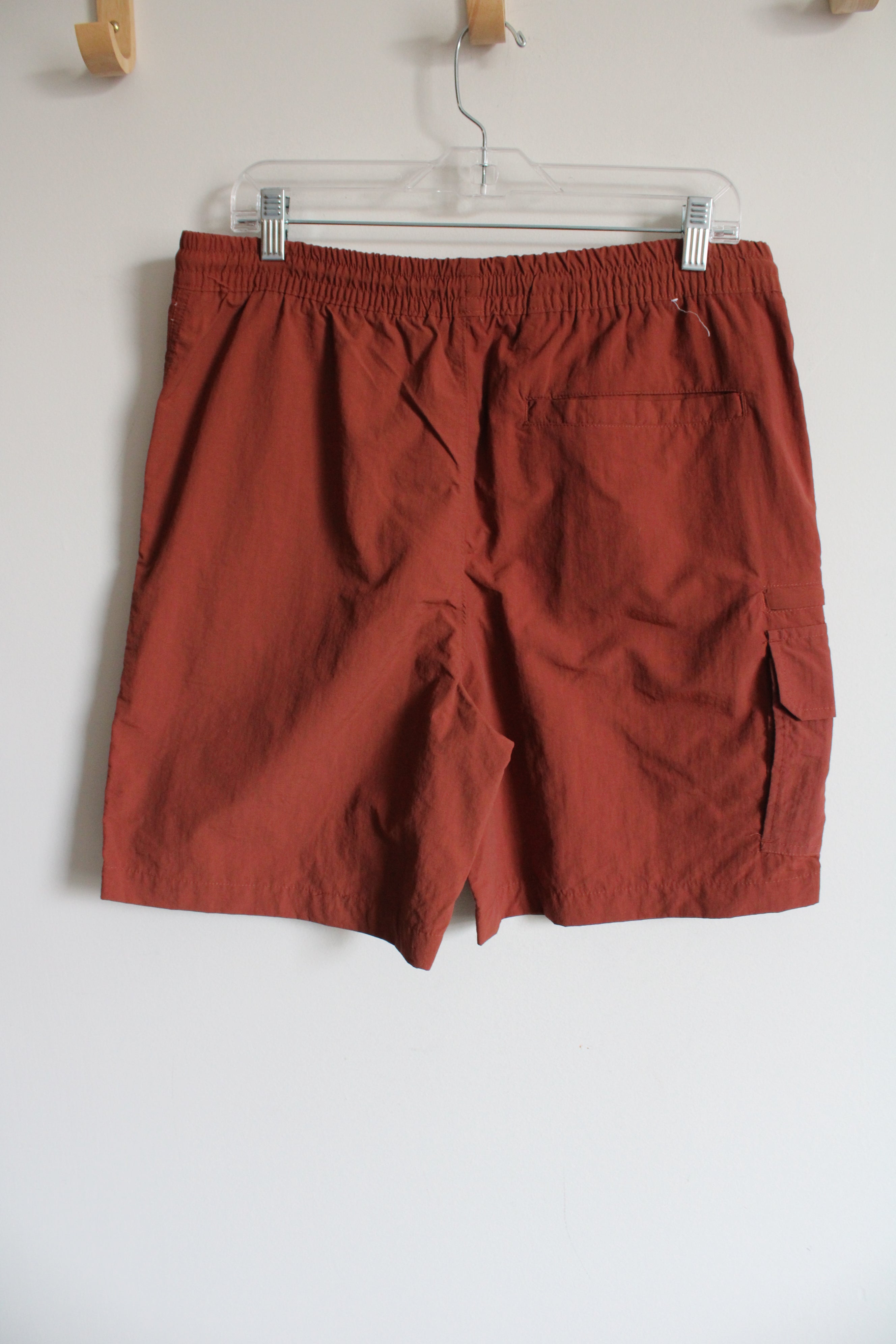 Aeropostale Dark Orange Nylon Shorts | M