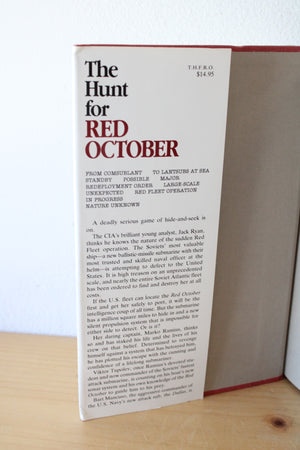 First Edition Of The Hunt For The Red October By Tom Clancy