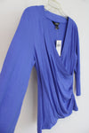 NEW Ralph Lauren Blue 3/4 Sleeve Top | L