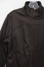 Tehama Brown Fleece Lined Zip Up Jacket | S