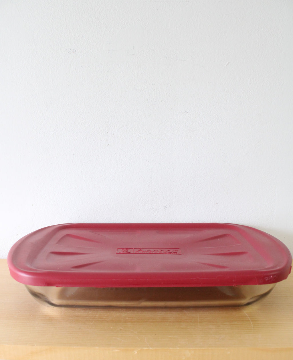 Anchor Hocking 9x13 Glass Baking Dish & Red Lid