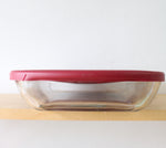 Anchor Hocking 9x13 Glass Baking Dish & Red Lid