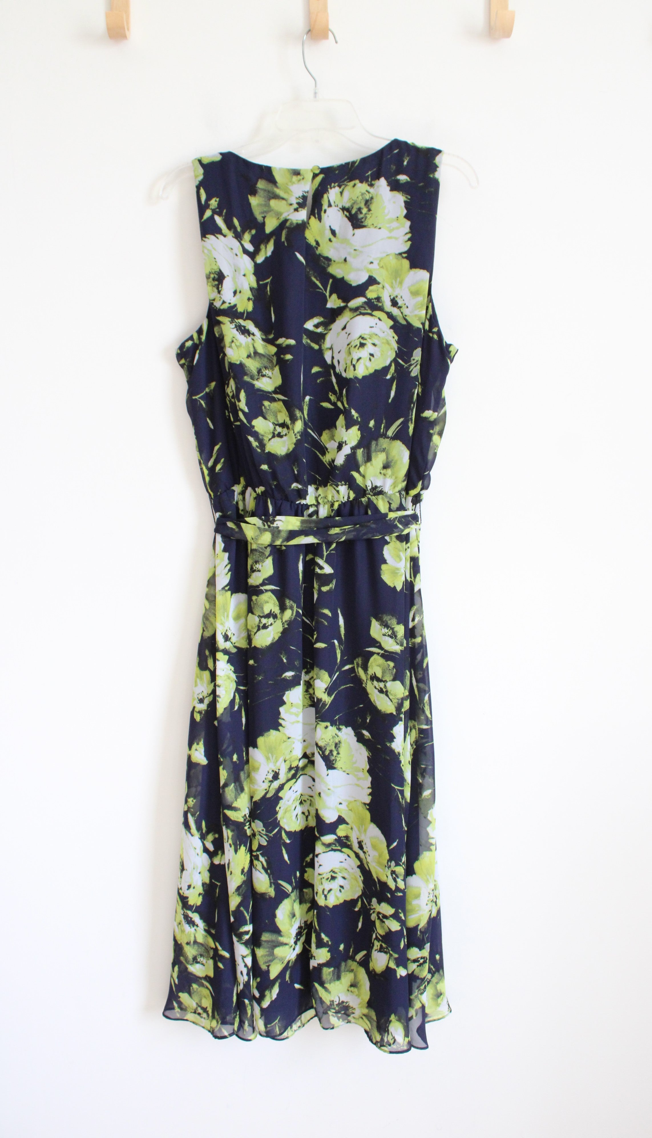 JBS Navy & Green Floral Maxi Dress | 16