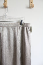 NEW Maurices Ribbed Silver Shimmer Skirt | XL