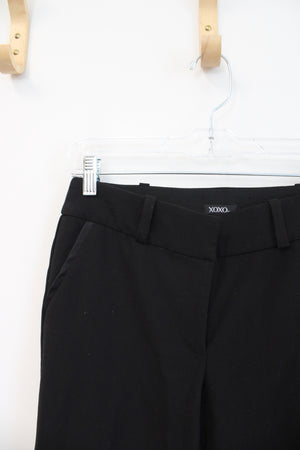 XOXO Solid Black Trouser Pants | 5/6