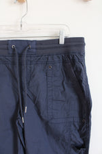 Natural Reflections Blue Cargo Capri Pants | 14