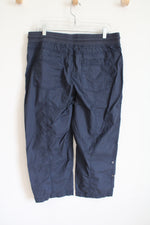 Natural Reflections Blue Cargo Capri Pants | 14