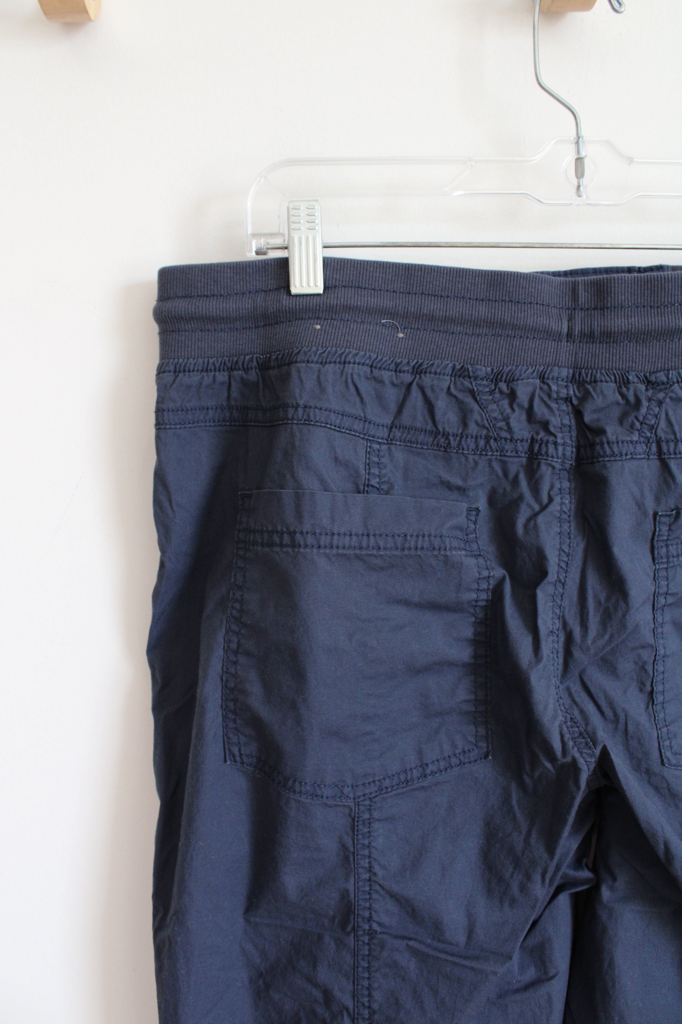 Natural Reflections Blue Cargo Capri Pants | 14