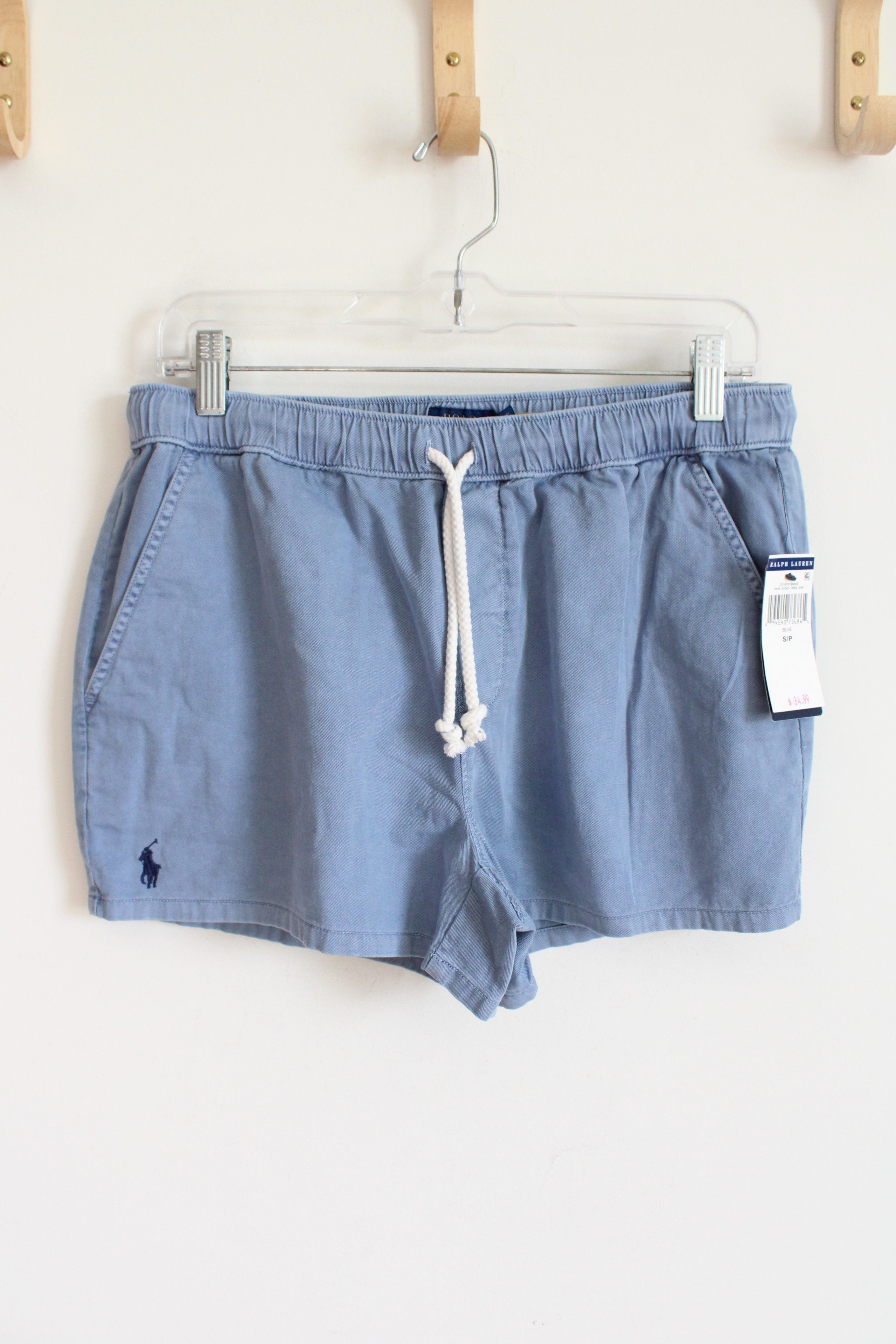 NEW Polo Ralph Lauren Blue Chambray Cotton Shorts | S