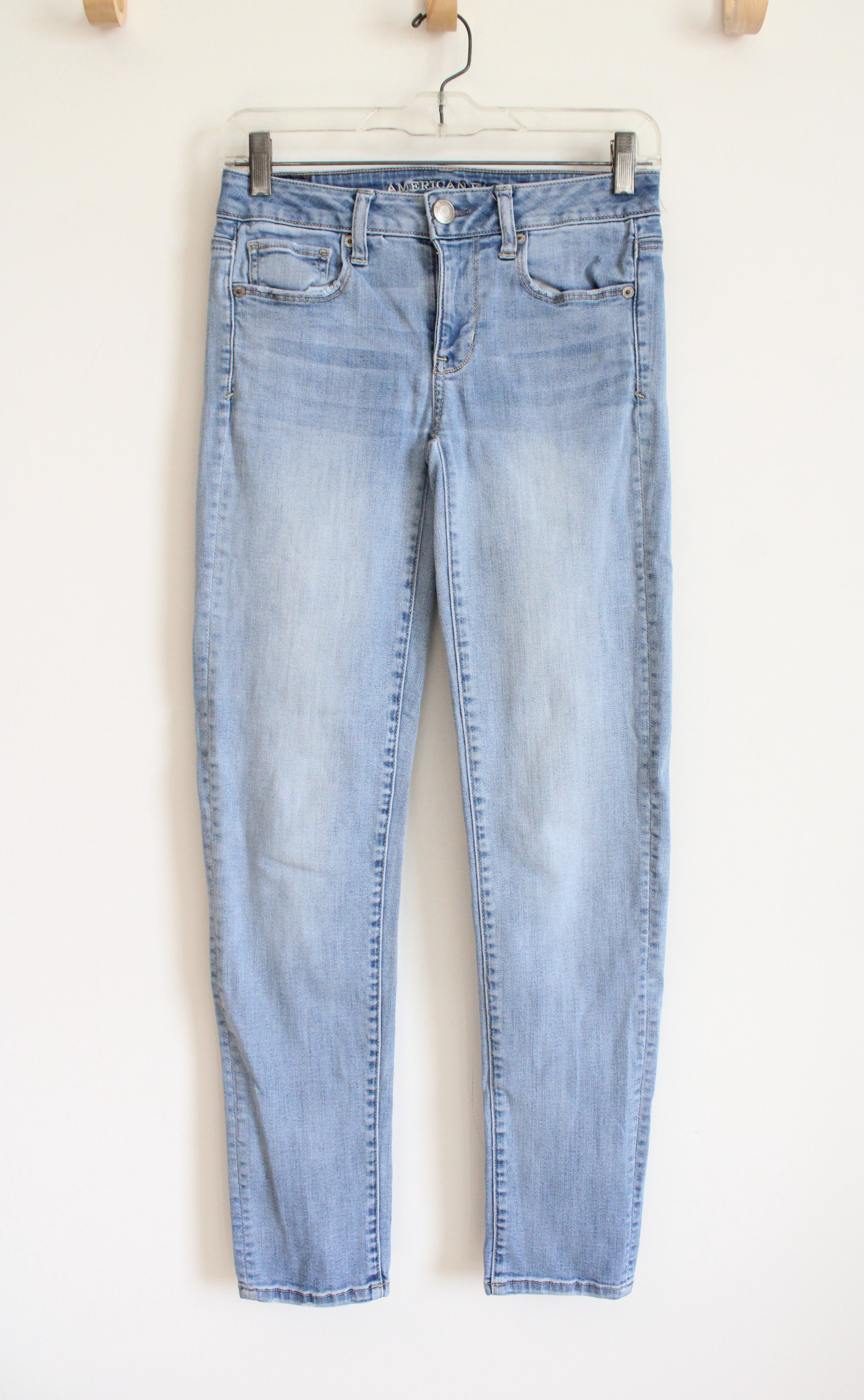 American Eagle Super Stretch Light Wash Skinny Jeans | 2