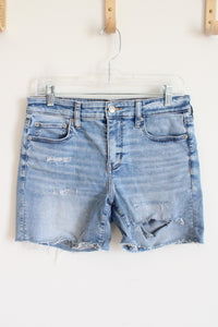 American Eagle Next Level Stretch Distressed Bermuda Shorts | 10