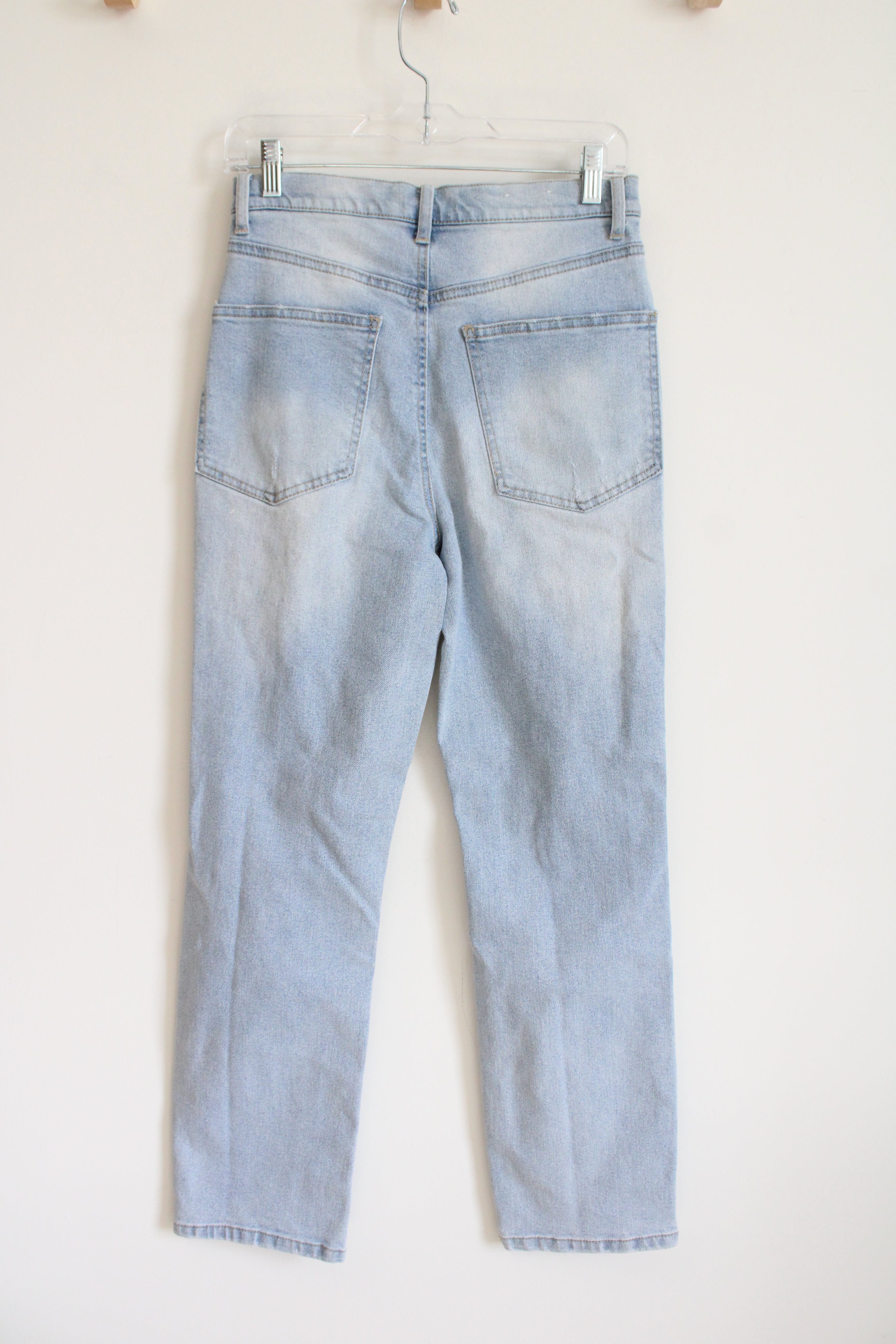 Vanilla Star Light Wash Distressed Jeans | 6