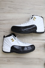 Air Jordan Retro XII Black & White Sneakers | Men's 11