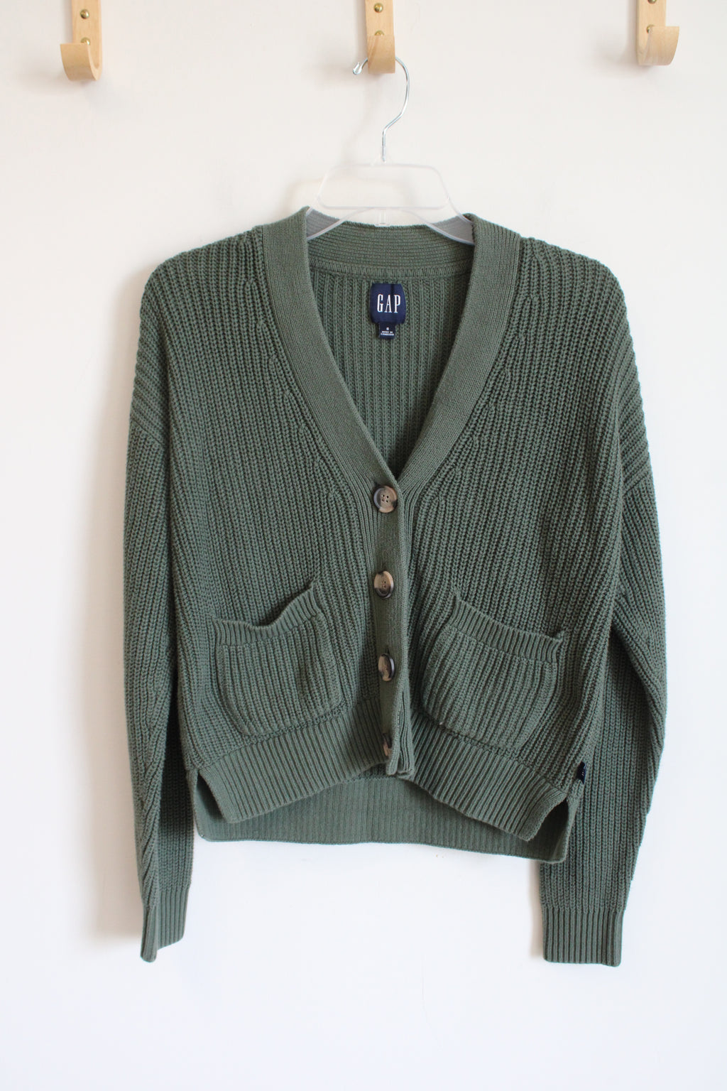 Gap Green Button Down Cardigan Sweater | S