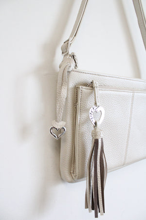Brighton Creamy White Barbados City Organizer Crossbody Bag