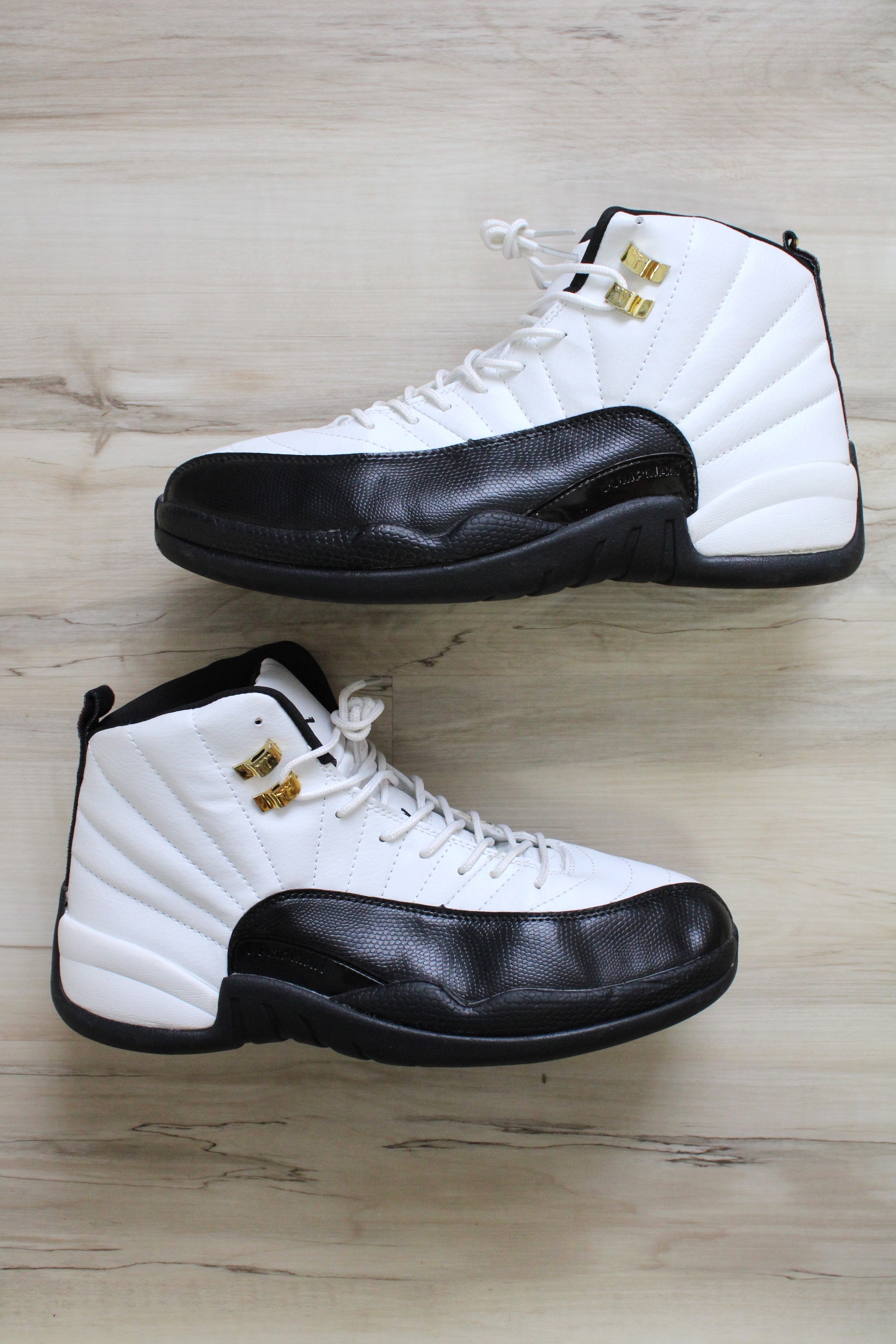 Air Jordan Retro XII Black & White Sneakers | Men's 11