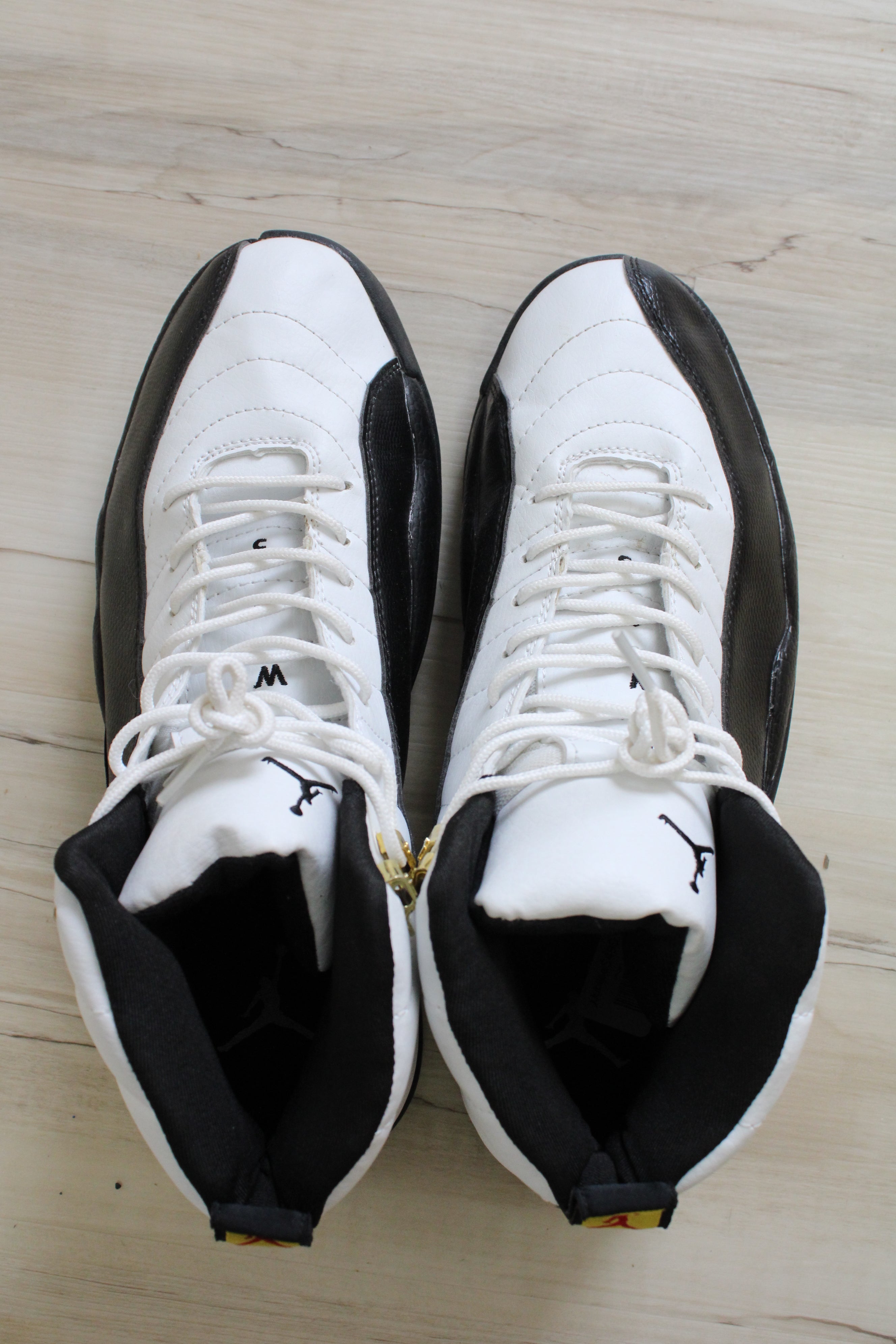 Air Jordan Retro XII Black & White Sneakers | Men's 11