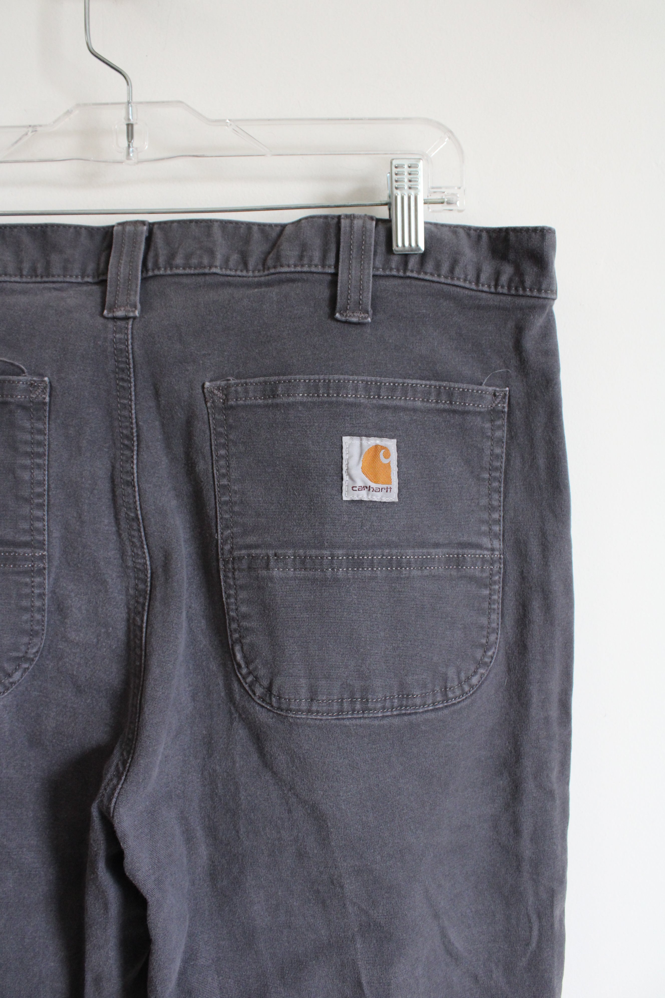 Carhartt Straight Fit Gray Pants | 36X32