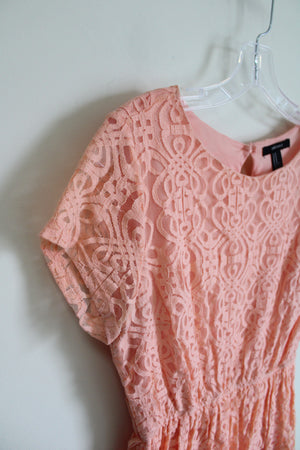 Forever 21 Pink Lace Dress | M