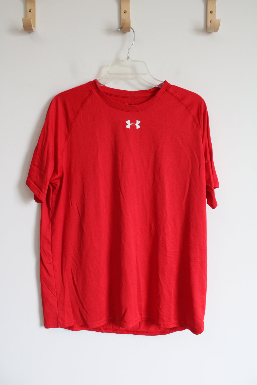 Under Armour Red & White Shirt | L