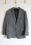 Jos. A. Bank Gray & Black Hand Woven Harris Tweed Blazer | 46