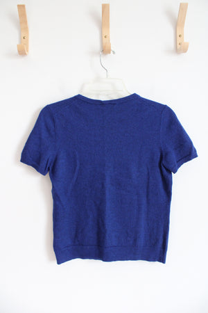 Brooks Brothers Blue Wool Sweater Top | M