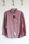 NEW Van Heusen Regular Fit Flex Red Button Down Shirt | XL