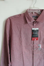 NEW Van Heusen Regular Fit Flex Red Button Down Shirt | XL