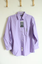 NEW Van Heusen Purple Regular Fit Button Down Shirt | XL