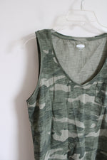 NEW Old Navy Green Camo Tank Top | M