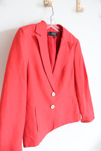 Kasper Poppy Linen Blend Blazer | 12