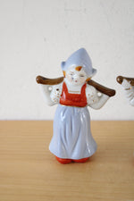 Dutch Boy & Girl Porcelain Made In Occupied Japan Figurines