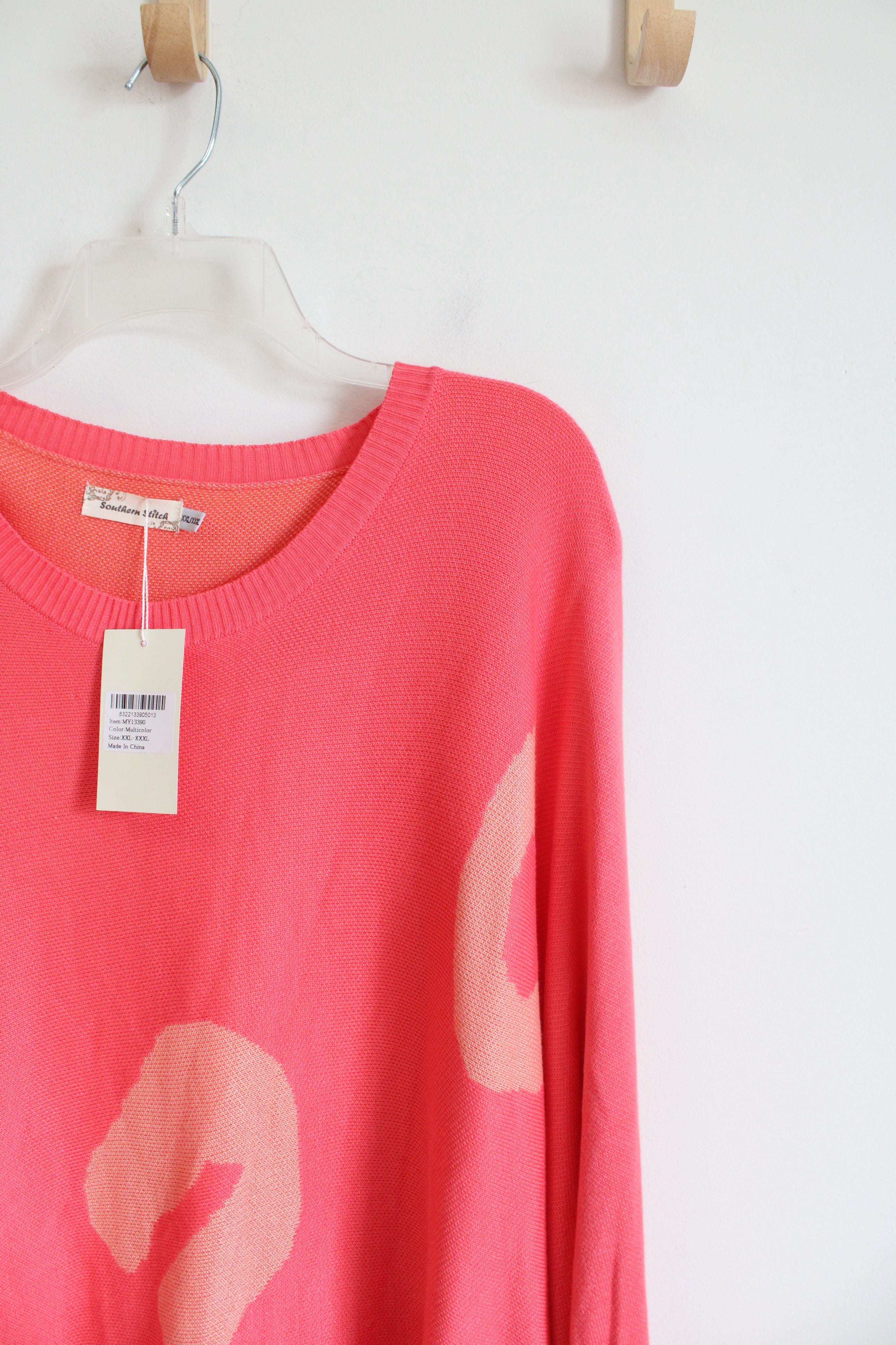 NEW Southern Stitch Pink Long Sleeved Sweater Dress | XXL/XXXL