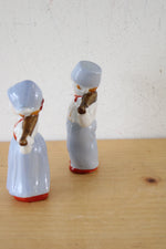 Dutch Boy & Girl Porcelain Made In Occupied Japan Figurines