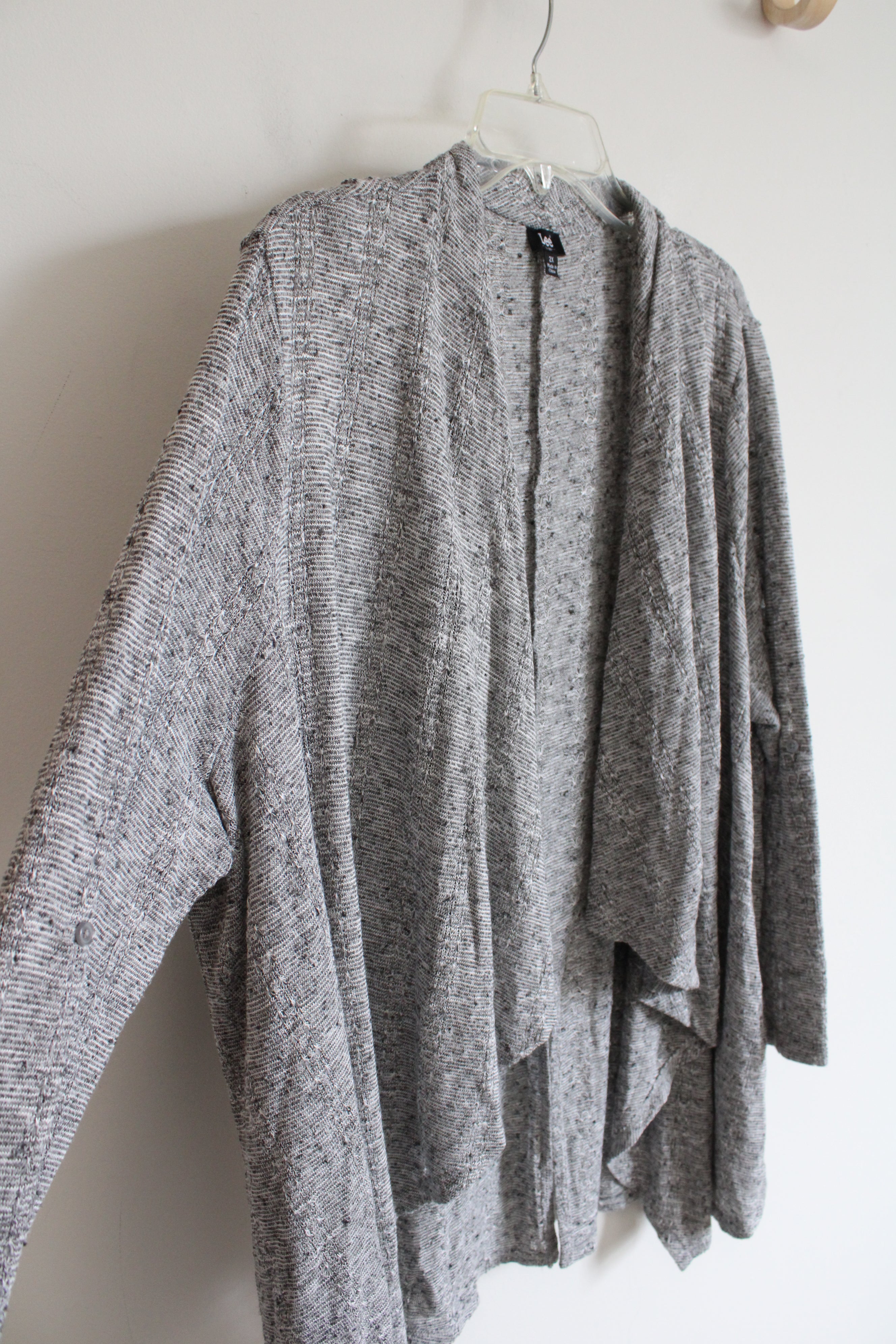 Lee Gray Knit Cardigan | 2X